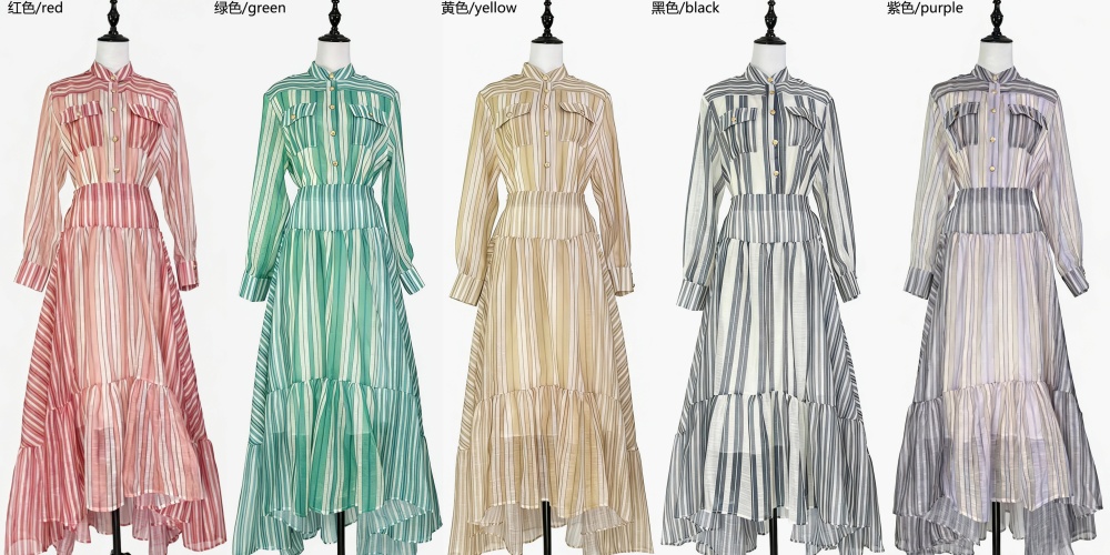 Summer single-breasted shirt lotus leaf skirt tops a set