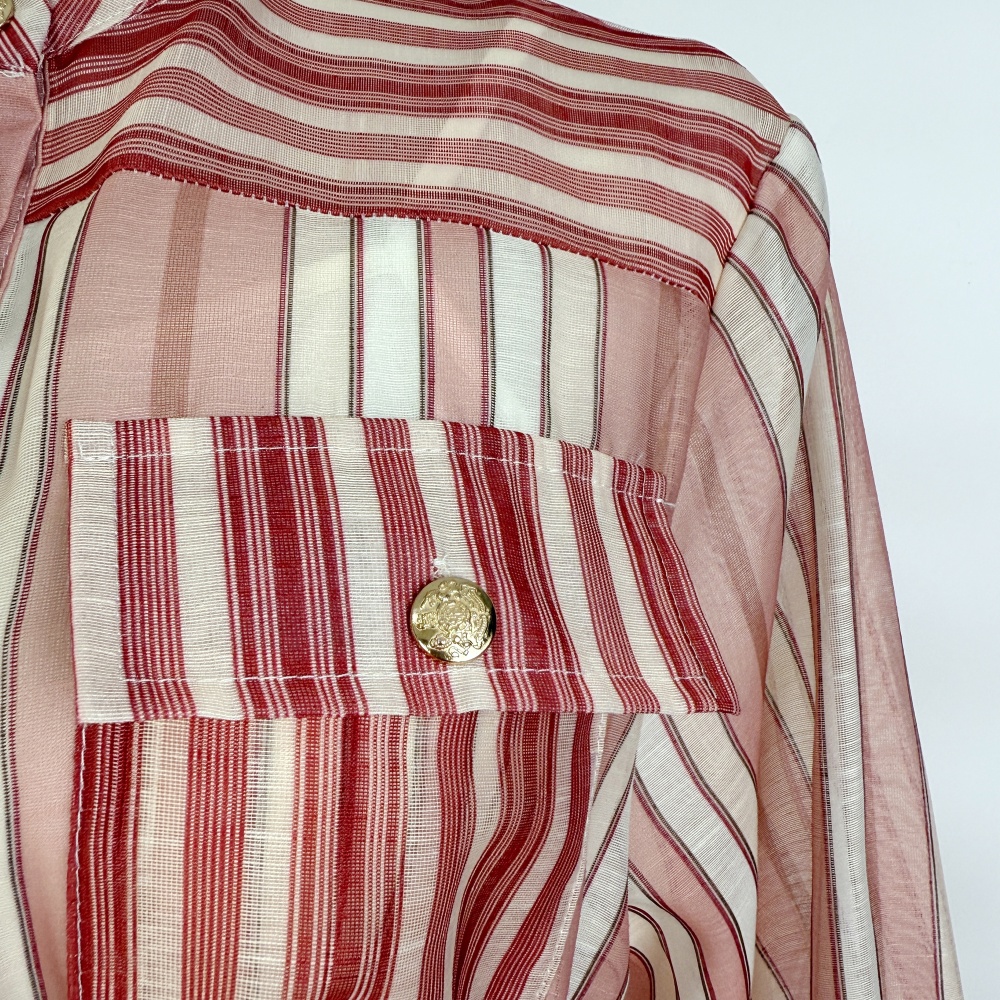 Summer single-breasted shirt lotus leaf skirt tops a set