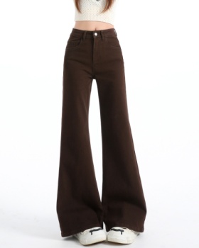 Loose wide leg long pants Casual flare pants for women
