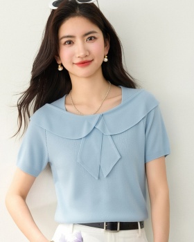 Summer short sleeve T-shirt niche slim tops