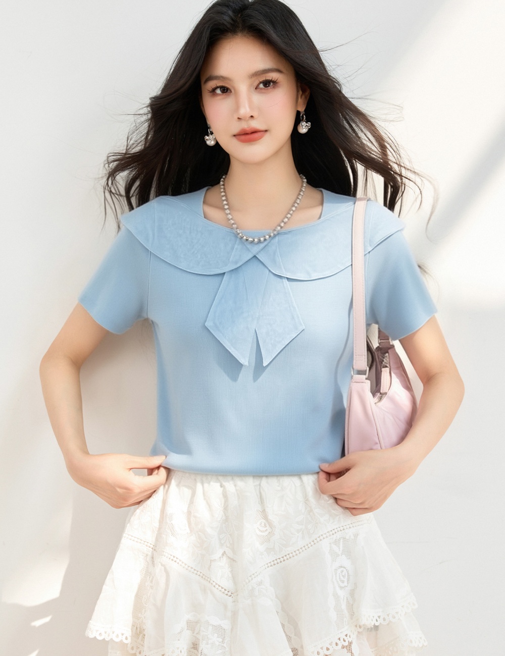Summer short sleeve T-shirt niche slim tops