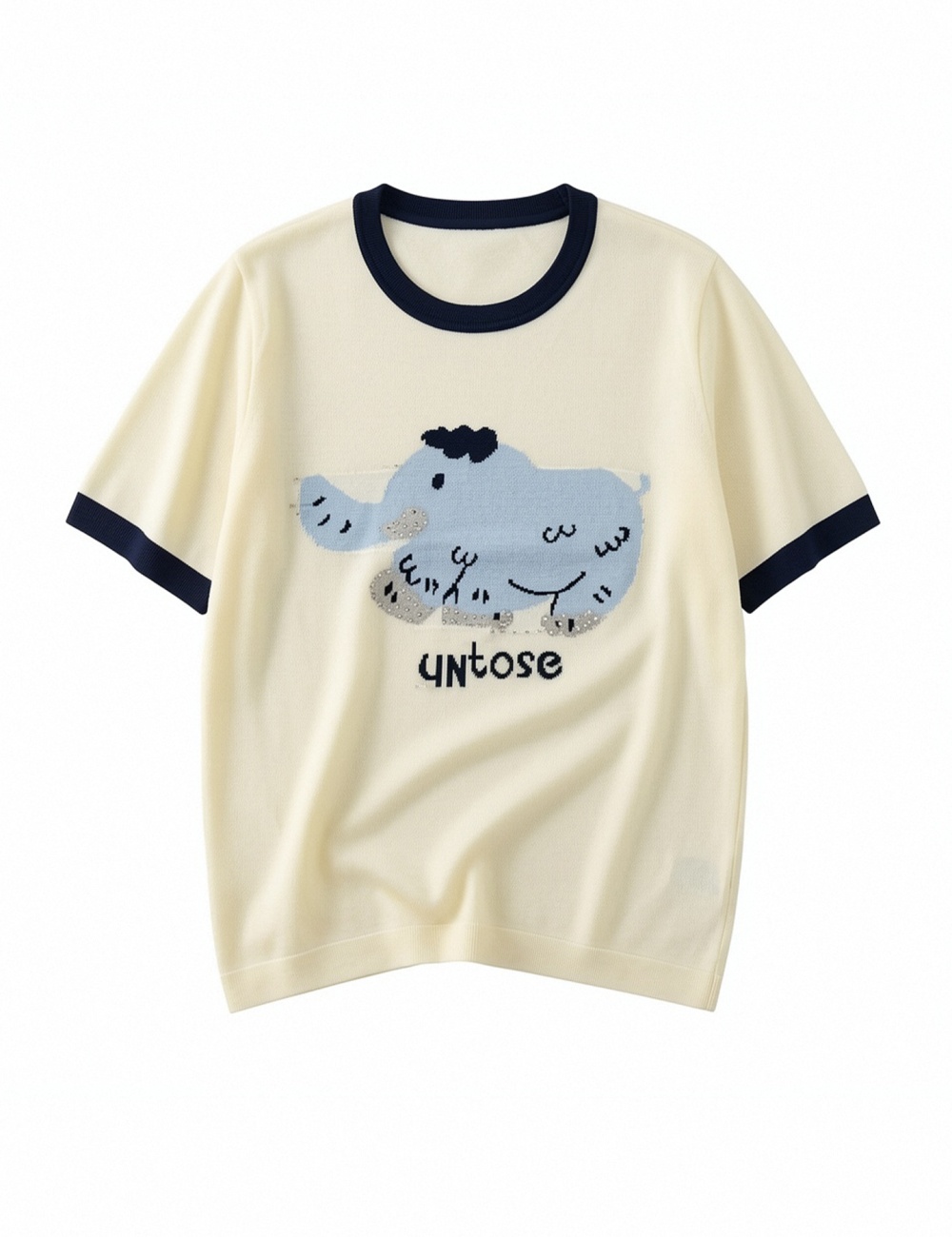 Western style jacquard rhinestone tops for women