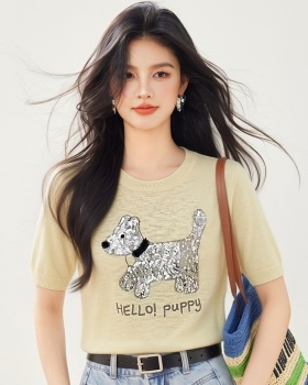 Slim show young tops summer sweater for women