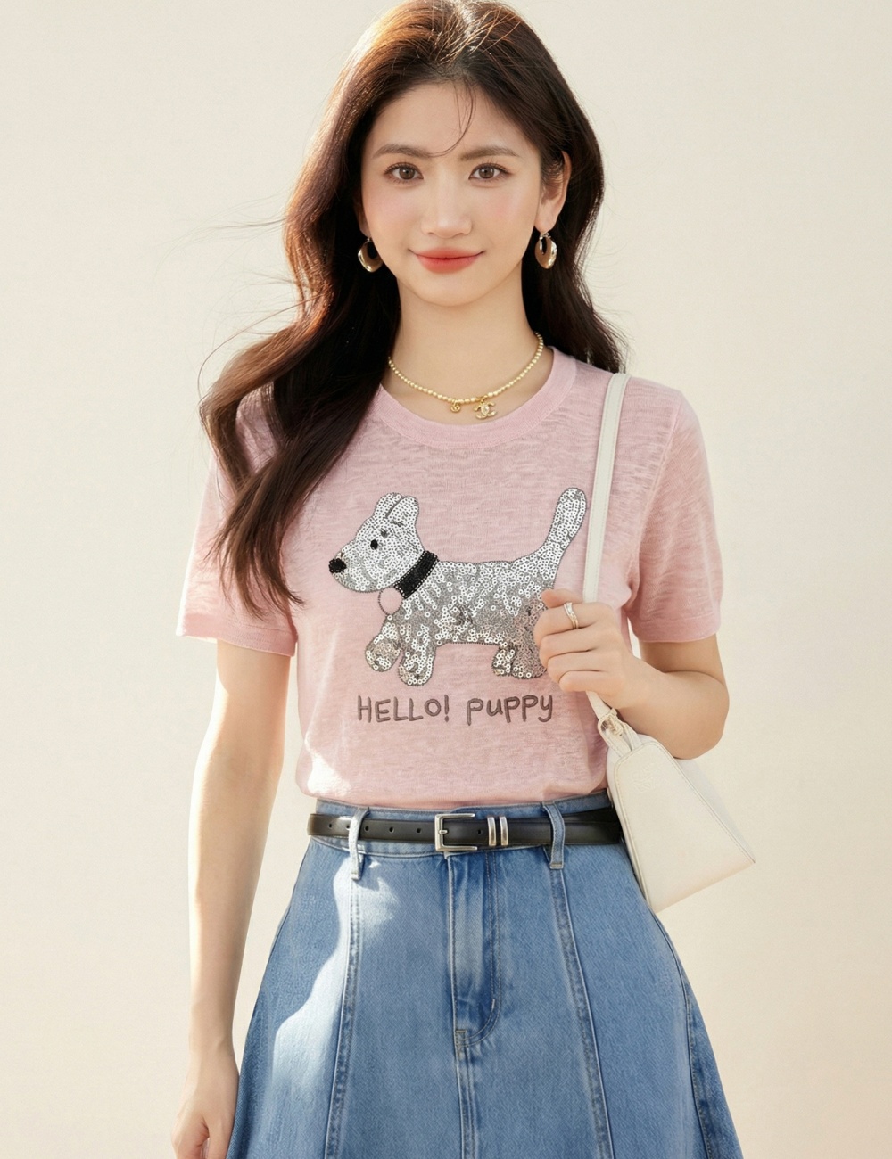 Slim show young tops summer sweater for women