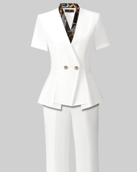 Profession business suit thin coat a set for women