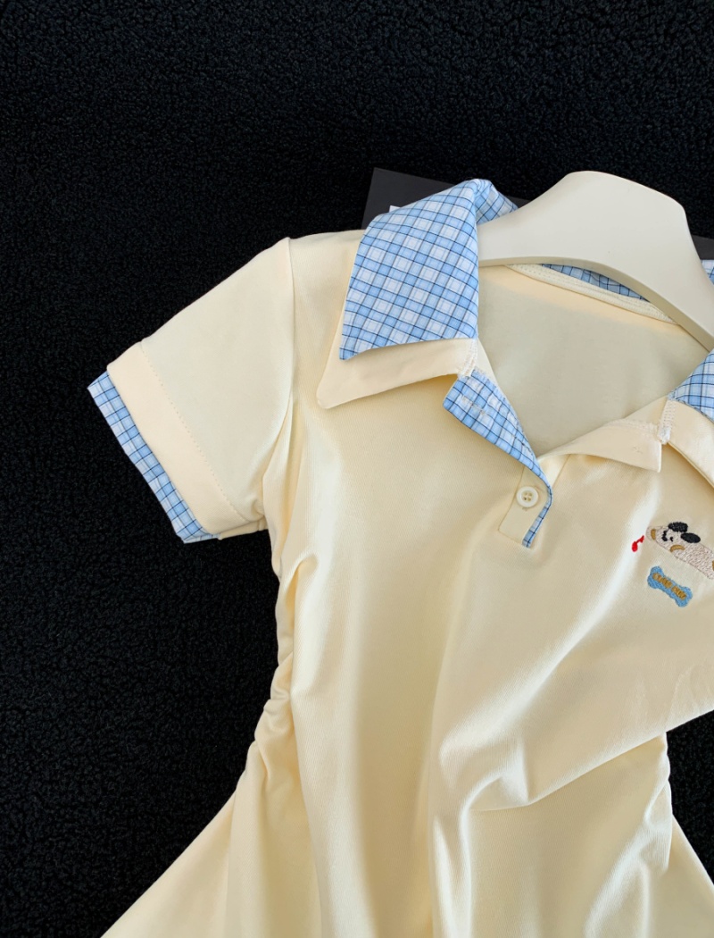 Summer Western style tops splice T-shirt for women