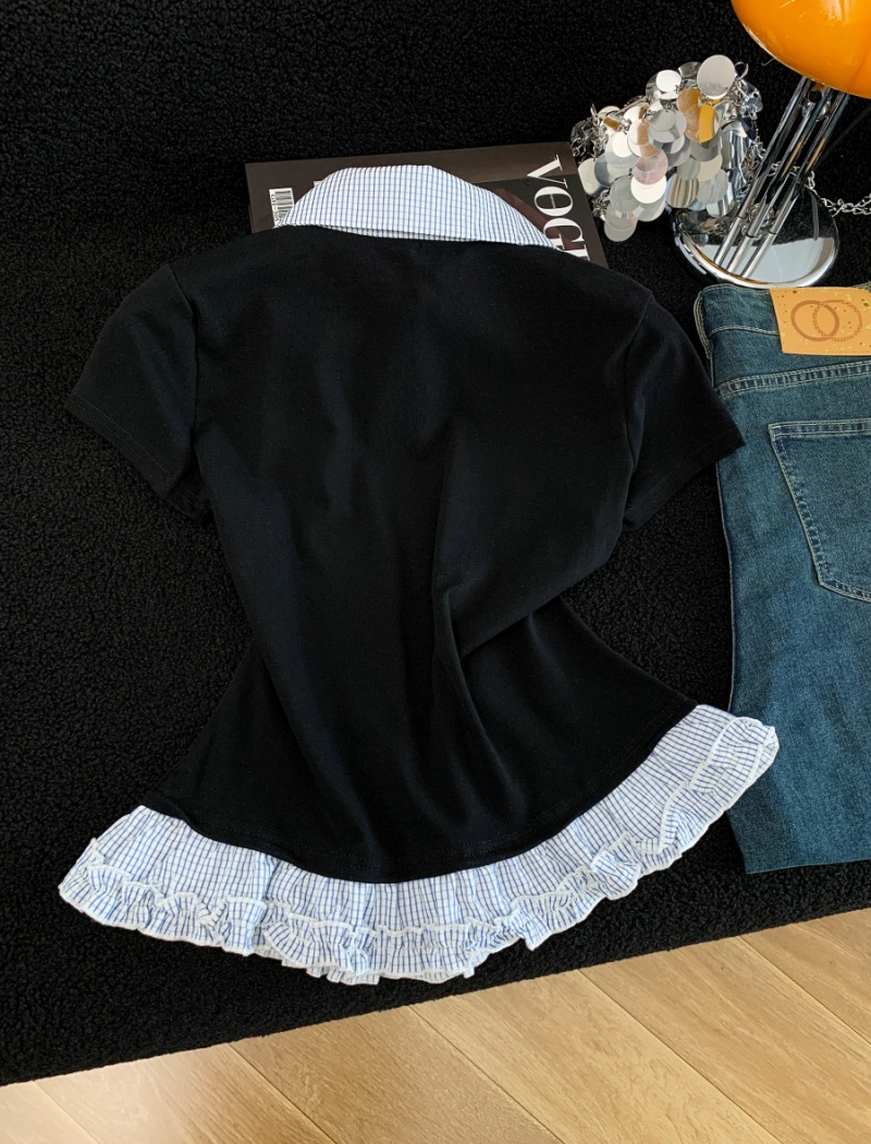 Splice Western style tops summer spicegirl T-shirt for women