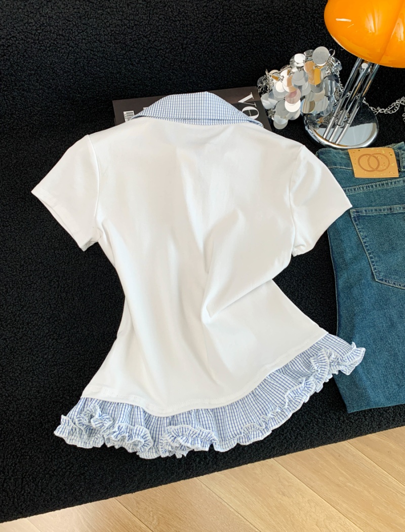 Splice Western style tops summer spicegirl T-shirt for women