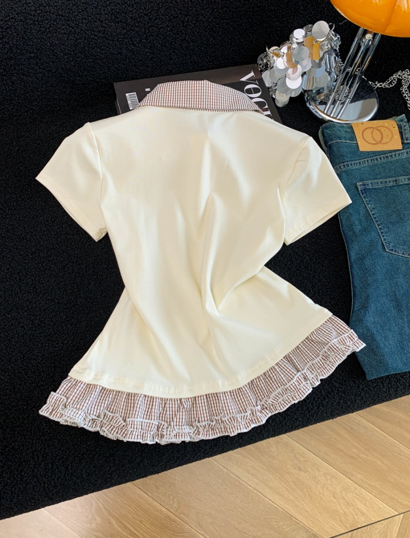 Splice Western style tops summer spicegirl T-shirt for women