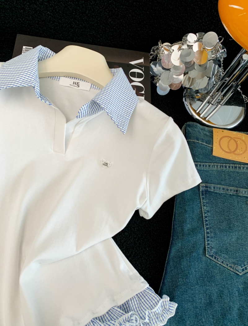 Splice Western style tops summer spicegirl T-shirt for women