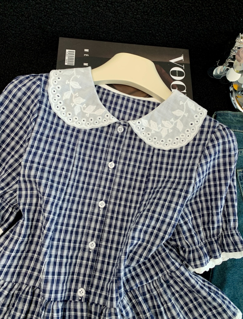 Fashion tops doll collar shirt for women