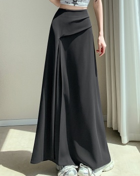 Big skirt long dress split business suit for women