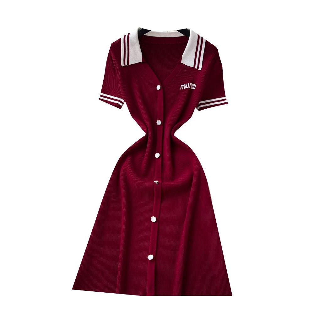 A-line small fellow temperament dress for women