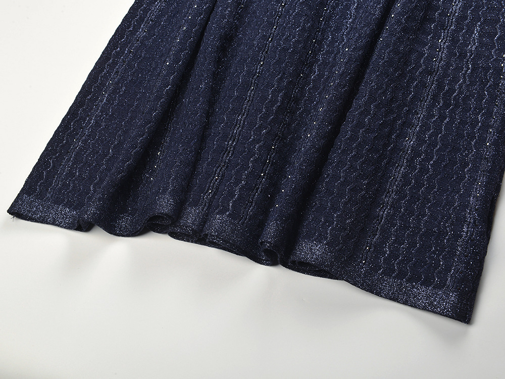 Short sleeve round neck spring and summer dress for women