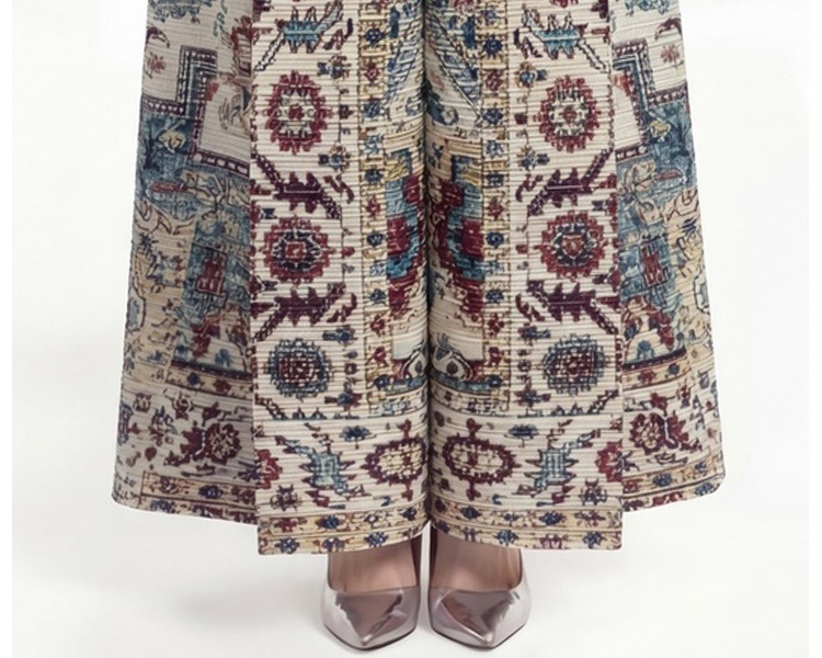 Printing fold Bohemian beach dress loose large yard coat