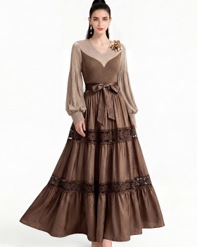 Splice fashion dress