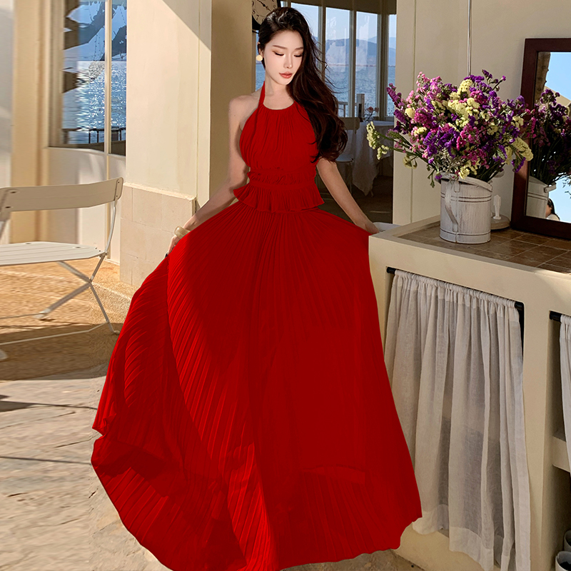 Frenum sling sexy vacation travel skirt a set