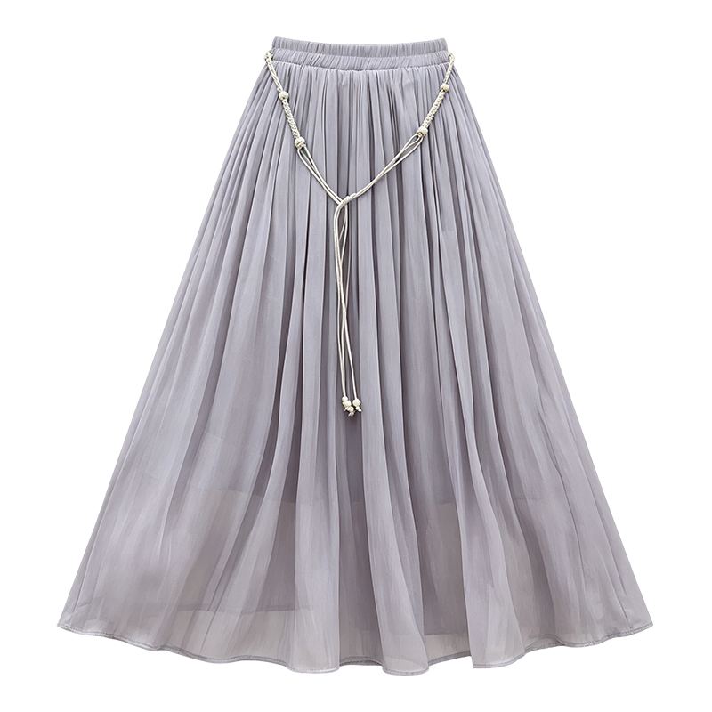 High waist slim skirt summer long skirt for women