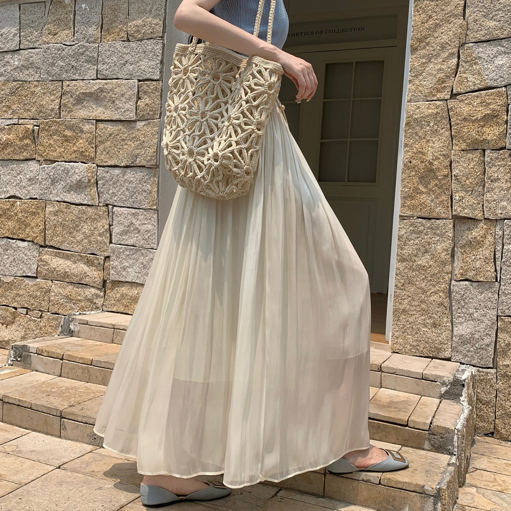 High waist slim skirt summer long skirt for women