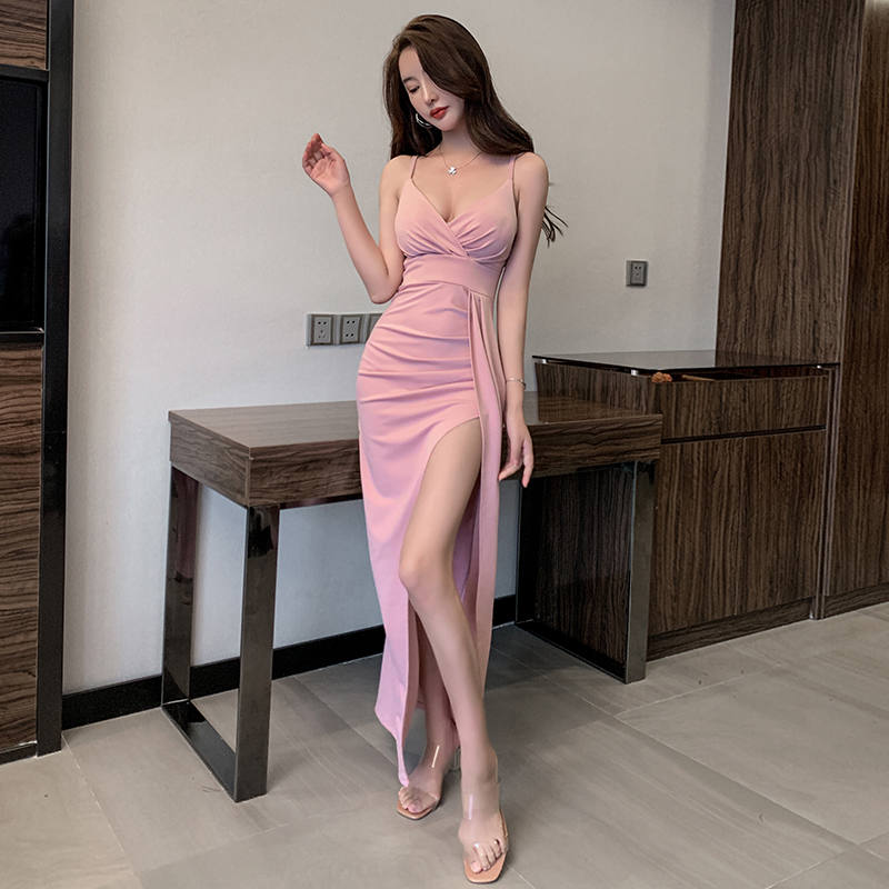 Sling sexy long dress long temperament dress