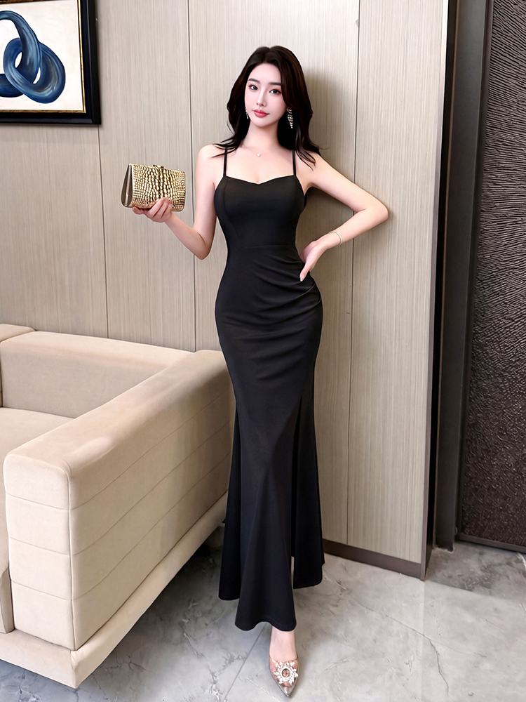 Sexy dress sling long dress