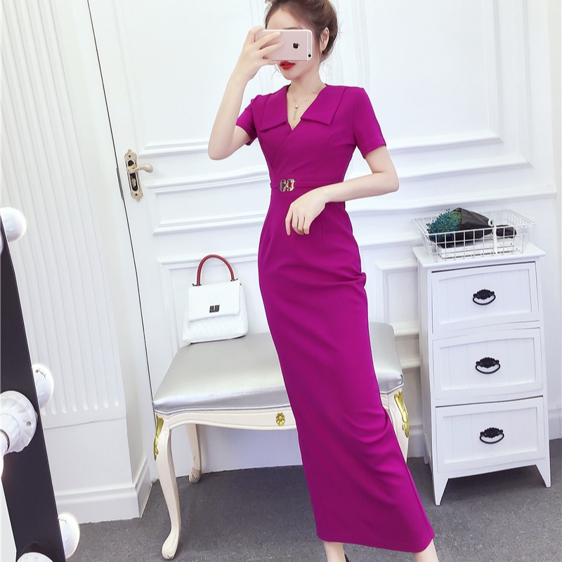 Summer temperament formal dress fashion dress