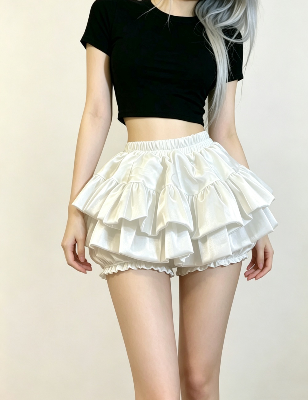 Sequins bud spicegirl multilayer skirt for women