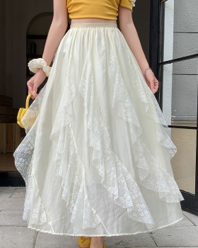 A-line summer skirt slim irregular short skirt for women