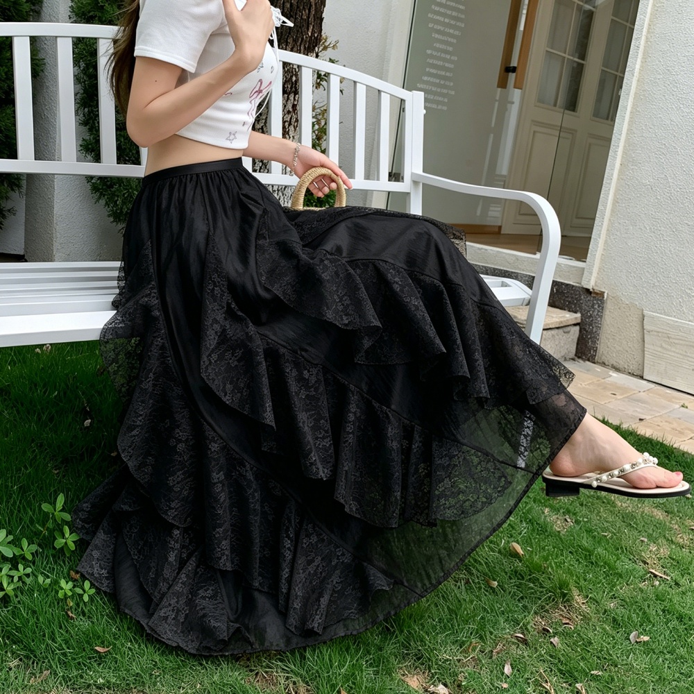 A-line summer skirt slim irregular short skirt for women