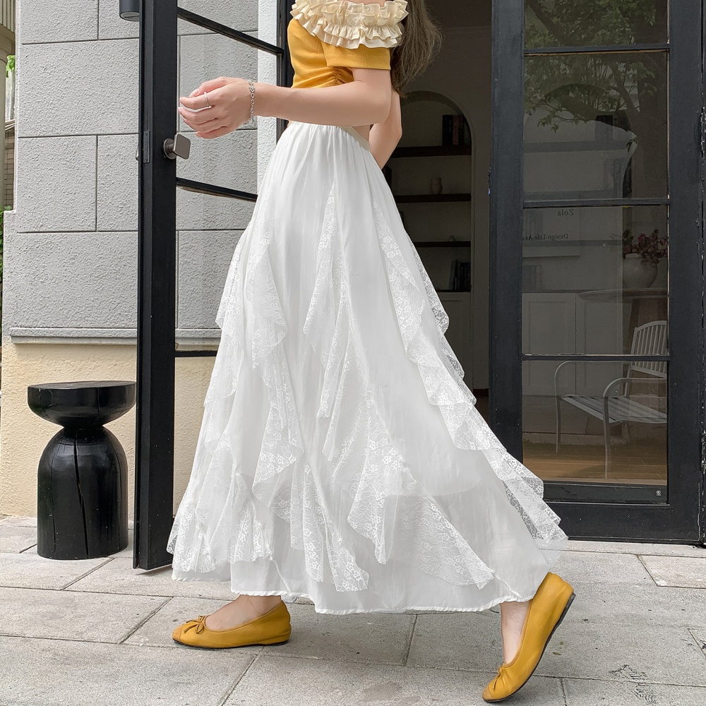 A-line summer skirt slim irregular short skirt for women