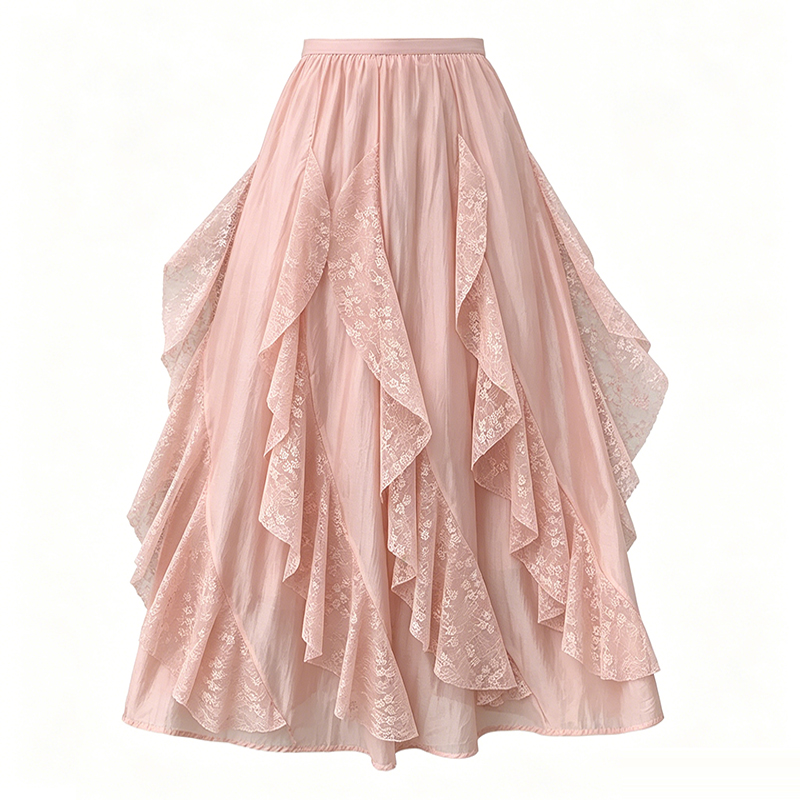 A-line summer skirt slim irregular short skirt for women