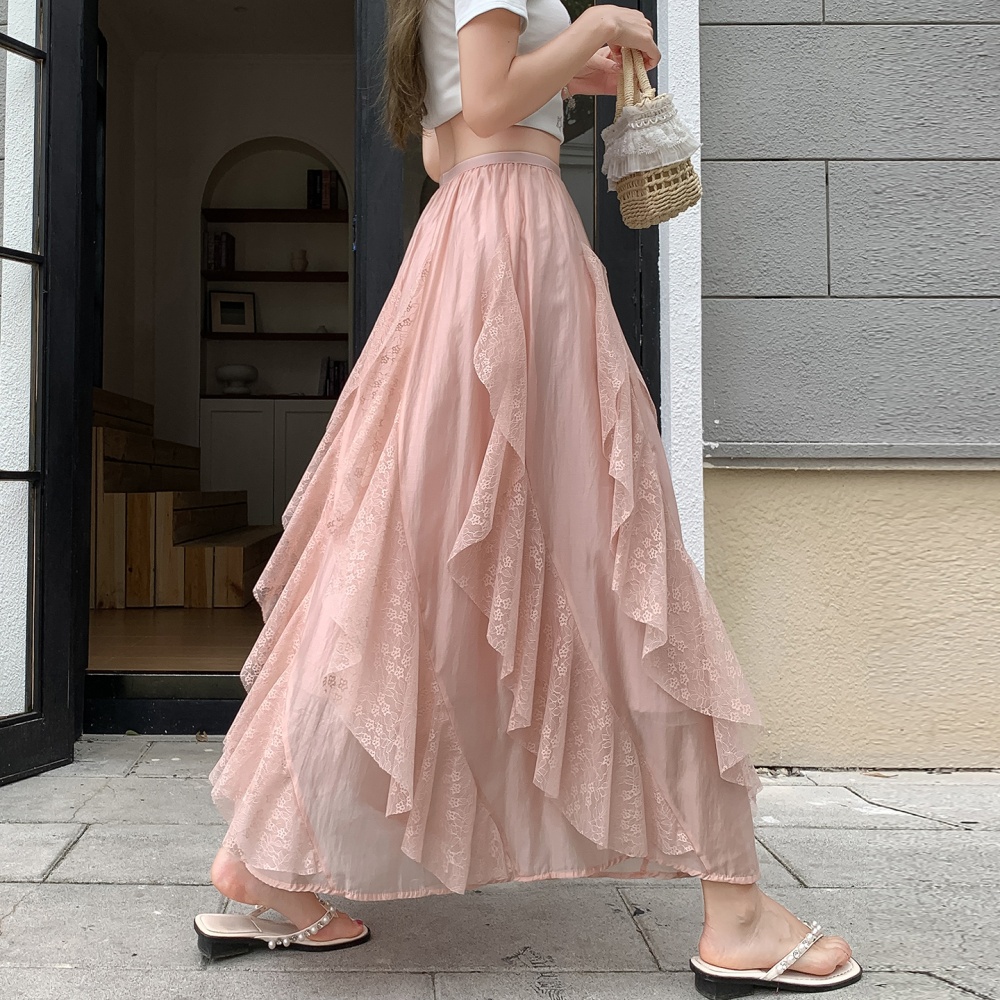 A-line summer skirt slim irregular short skirt for women