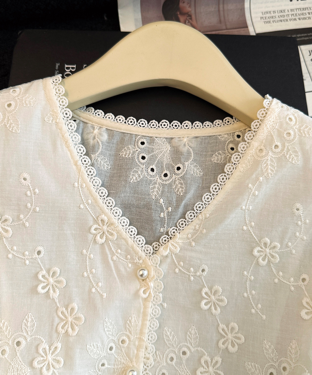 All-match small shirt short sleeve tops for women