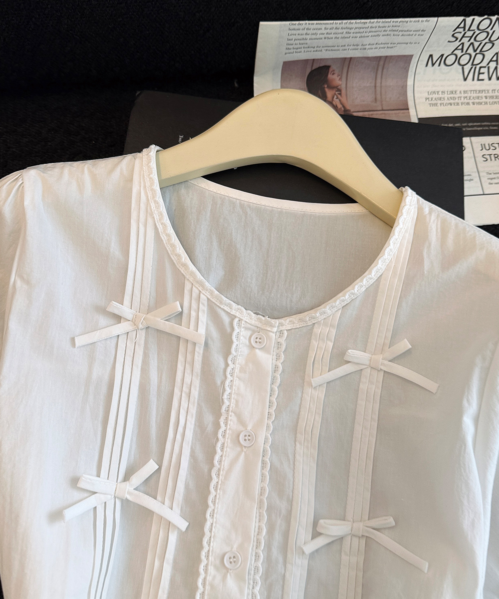 Summer butterfly shirt short sleeve tops