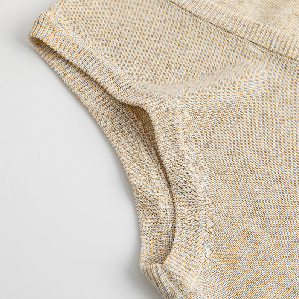 Pseudo-two all-match sweater summer tops for women