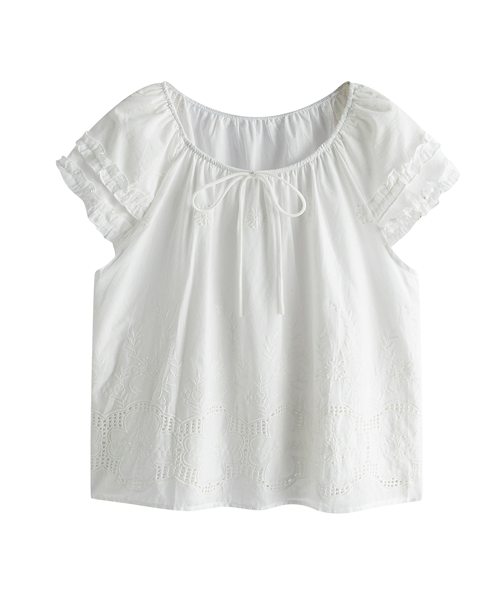 Korean style all-match short sleeve tops loose summer shirt