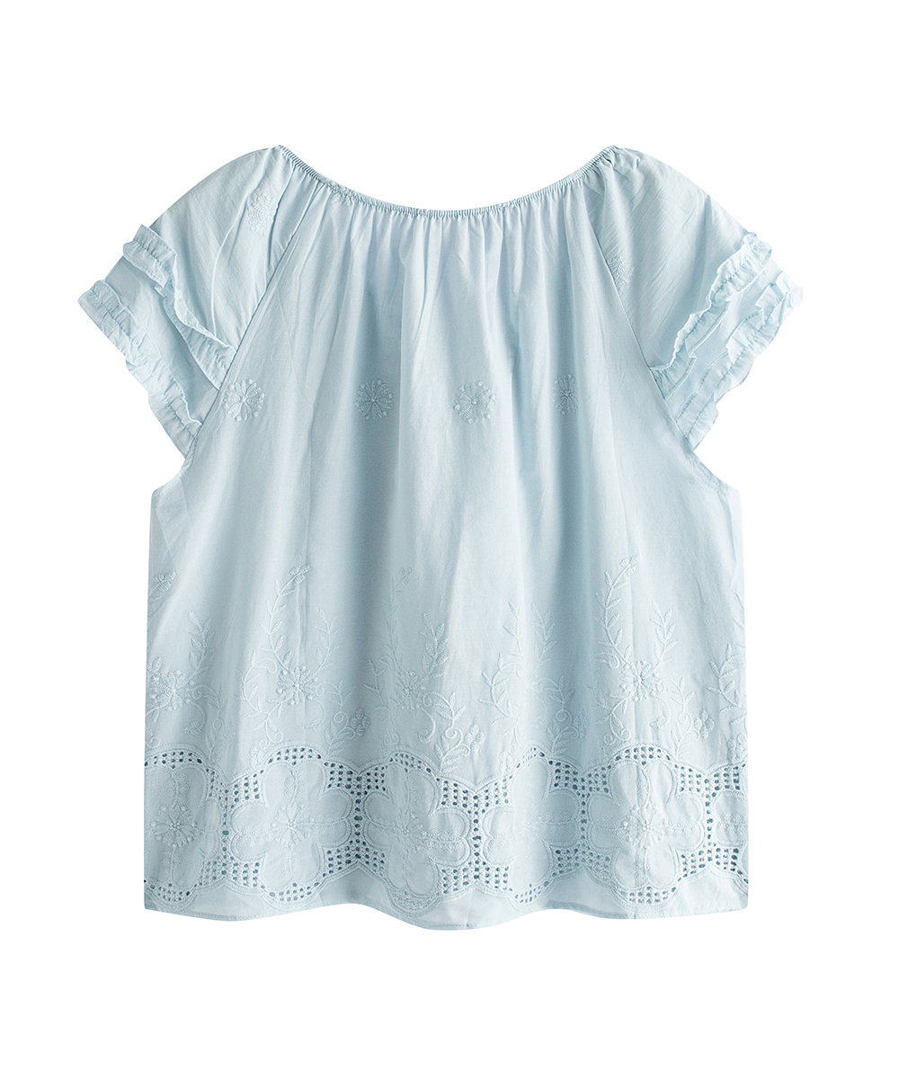 Korean style all-match short sleeve tops loose summer shirt