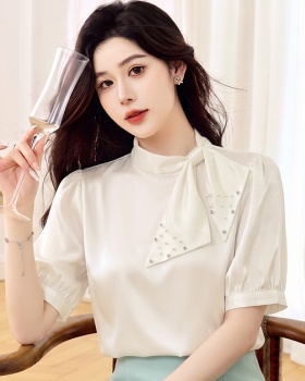 Summer profession shirt short sleeve tops for women