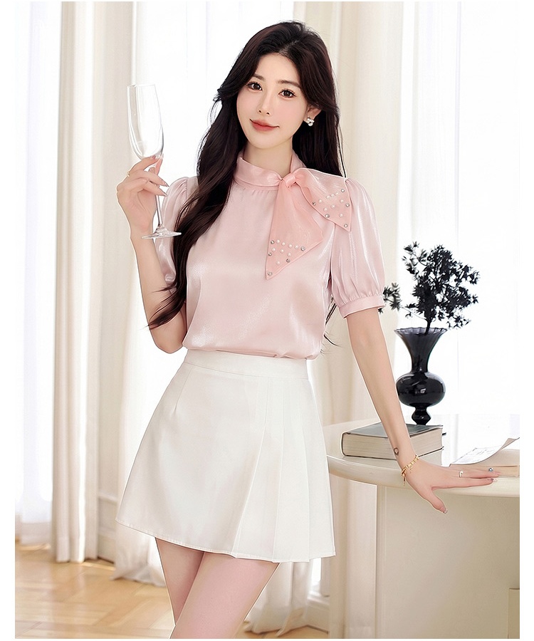 Summer profession shirt short sleeve tops for women