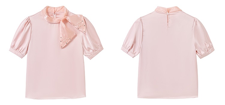 Summer profession shirt short sleeve tops for women