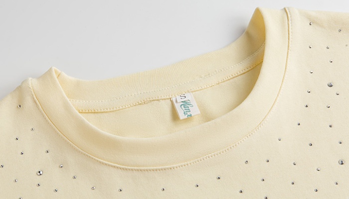 Round neck Casual T-shirt starry tops for women