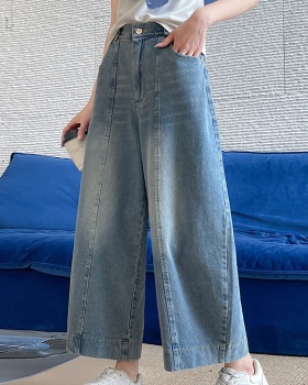 Slim nine pants American style cropped pants for women