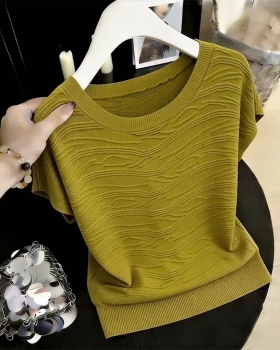 Spring and summer loose tops retro sweater for women