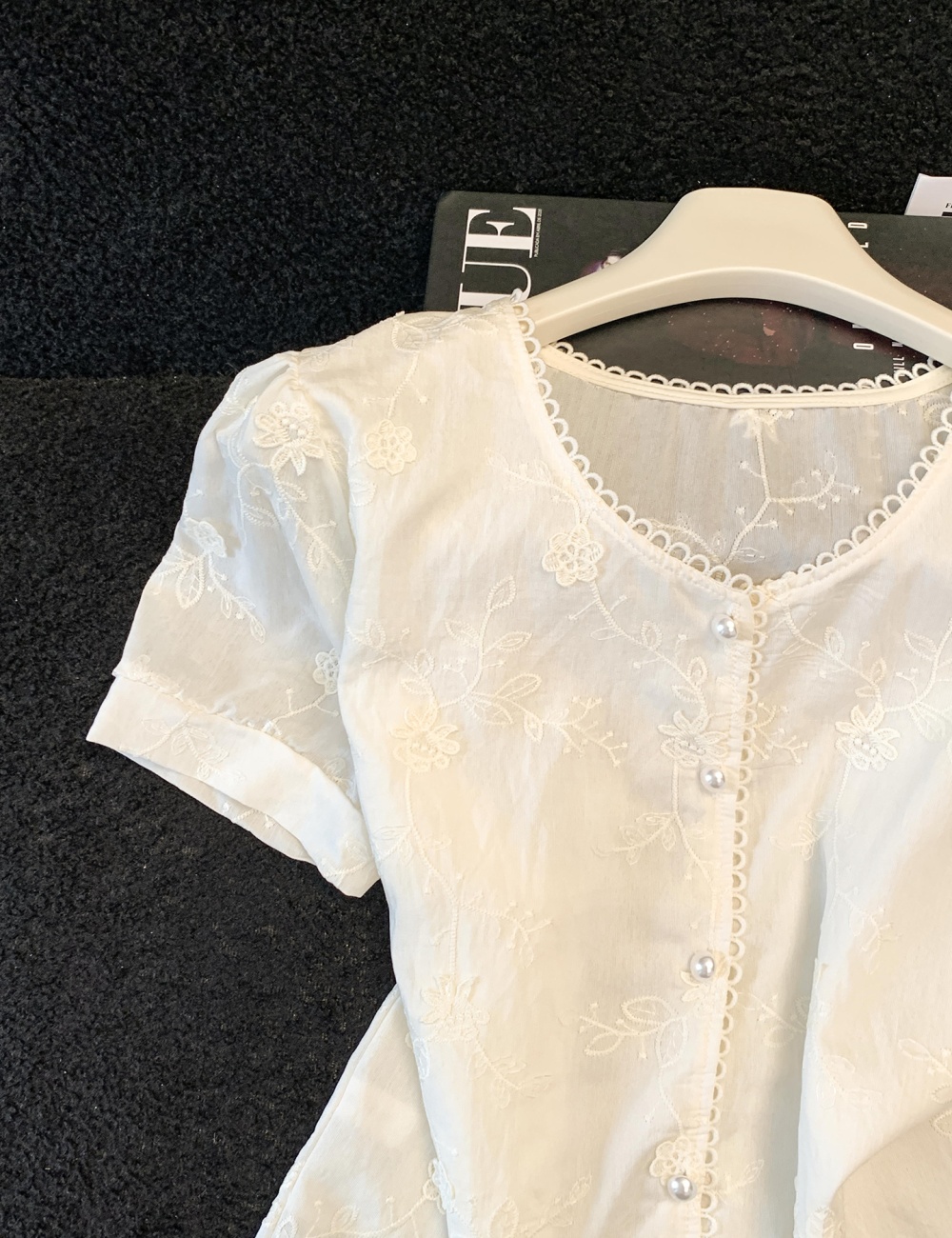 Summer thin small shirt Western style lace tops for women