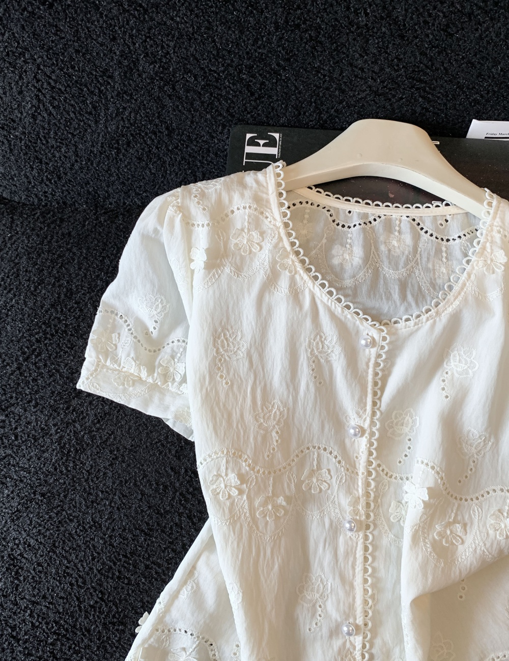 V-neck show young shirt temperament small shirt for women