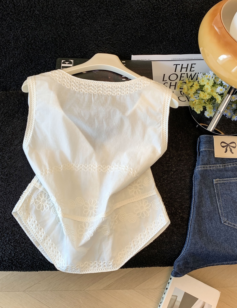 Embroidery lazy tops summer beading cardigan for women