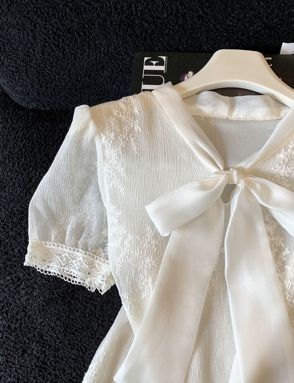 France style short sleeve shirt temperament tops for women