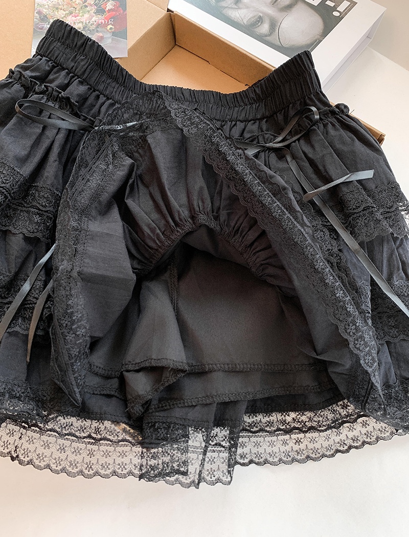 Spicegirl enticement short skirt A-line lace skirt for women