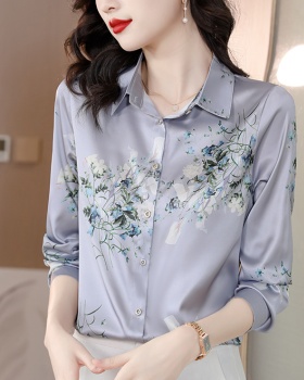 Fashion temperament all-match spring and autumn shirt