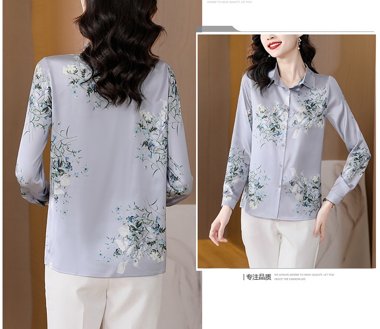 Fashion temperament all-match spring and autumn shirt